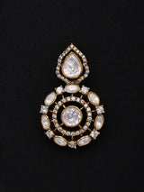 Moissanite Chakra Sterling Silver Brooch