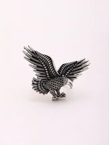 Superfine Eagle Motif Sterling Silver Adjustable Ring