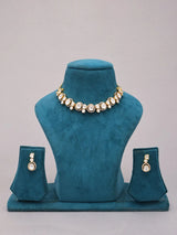 Moissanite Sterling Silver Necklace and Earrings Set