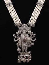 Panch Mukhi Ganesha Multi Strand Sterling Silver Necklace Set