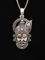 Khatu Shyam Ji Sterling Silver Pendant