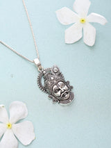 Khatu Shyam Ji Sterling Silver Pendant