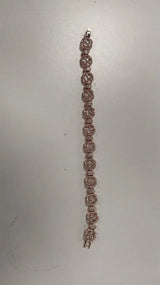 Cubic Zirconia Stone Studded Brass Tennis Bracelet