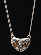 Lord Shiva and One Mukhi Rudraksha Sterling Silver Pendant