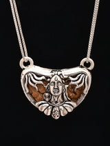 Lord Shiva and One Mukhi Rudraksha Sterling Silver Pendant