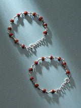 Five Mukhi Rudraksha Sterling Silver Nazariya Necklace