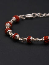 Five Mukhi Rudraksha Sterling Silver Nazariya Necklace