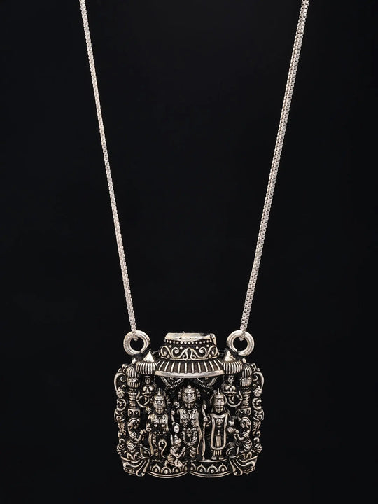 Ram Darbar Sterling Silver Pendant