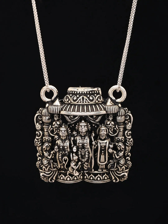Ram Darbar Sterling Silver Pendant