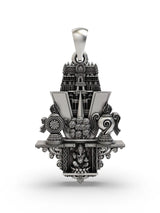 Tirupati Balaji Temple Sterling Silver Pendant