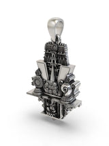 Tirupati Balaji Temple Sterling Silver Pendant