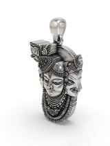 Trimukhi Shrinathji Sterling Silver Pendant
