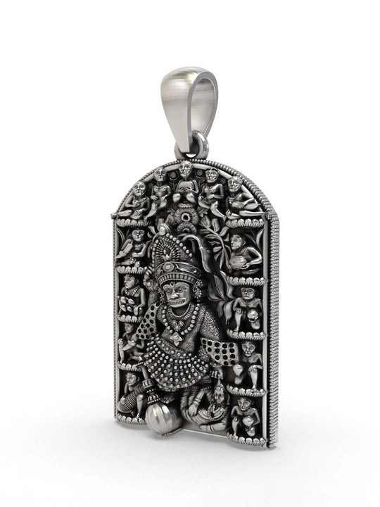Kashtabhanjan Dev Sterling Silver Pendant