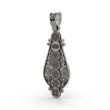 Seven Chakra Sterling Silver Pendant