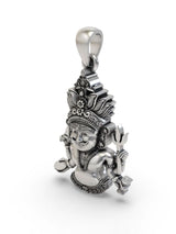 Nakoda Bhairav Sterling Silver Pendant