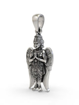 Garuda Vahana Sterling Silver Pendant for Vishnu Devotees