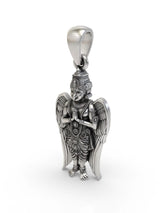 Garuda Vahana Sterling Silver Pendant for Vishnu Devotees