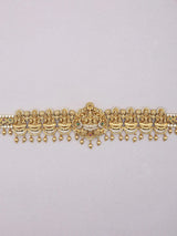 Goddess Lakshmi Temple Brass Bridal Waist Chain Adjustable