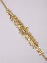 Goddess Lakshmi Temple Brass Bridal Waist Chain Adjustable
