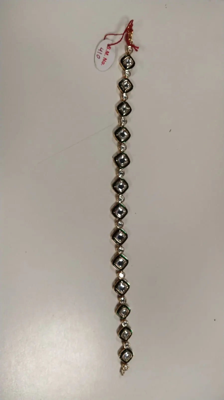 Geometric Kundan Brass Mathapatti Head Jewellery
