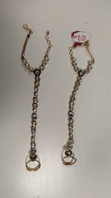 Polki Brass Haath Phool Hand Bracelet Pair