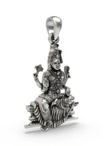 Goddess Bhuvaneshvari Sterling Silver Pendant