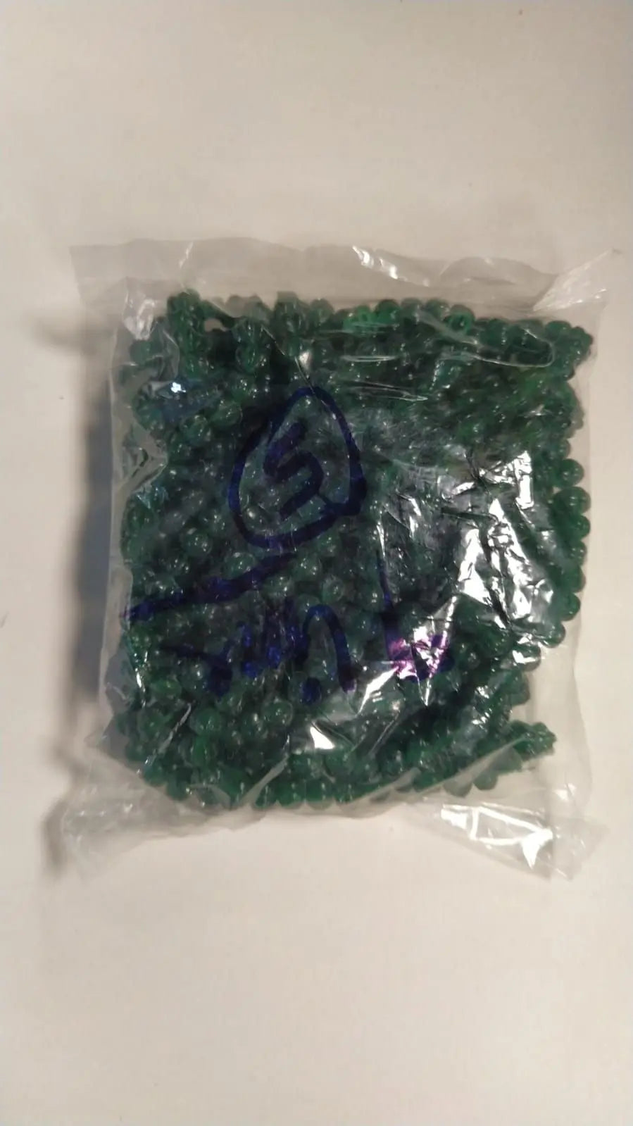 Emerald Green Beaded Strand Necklace
