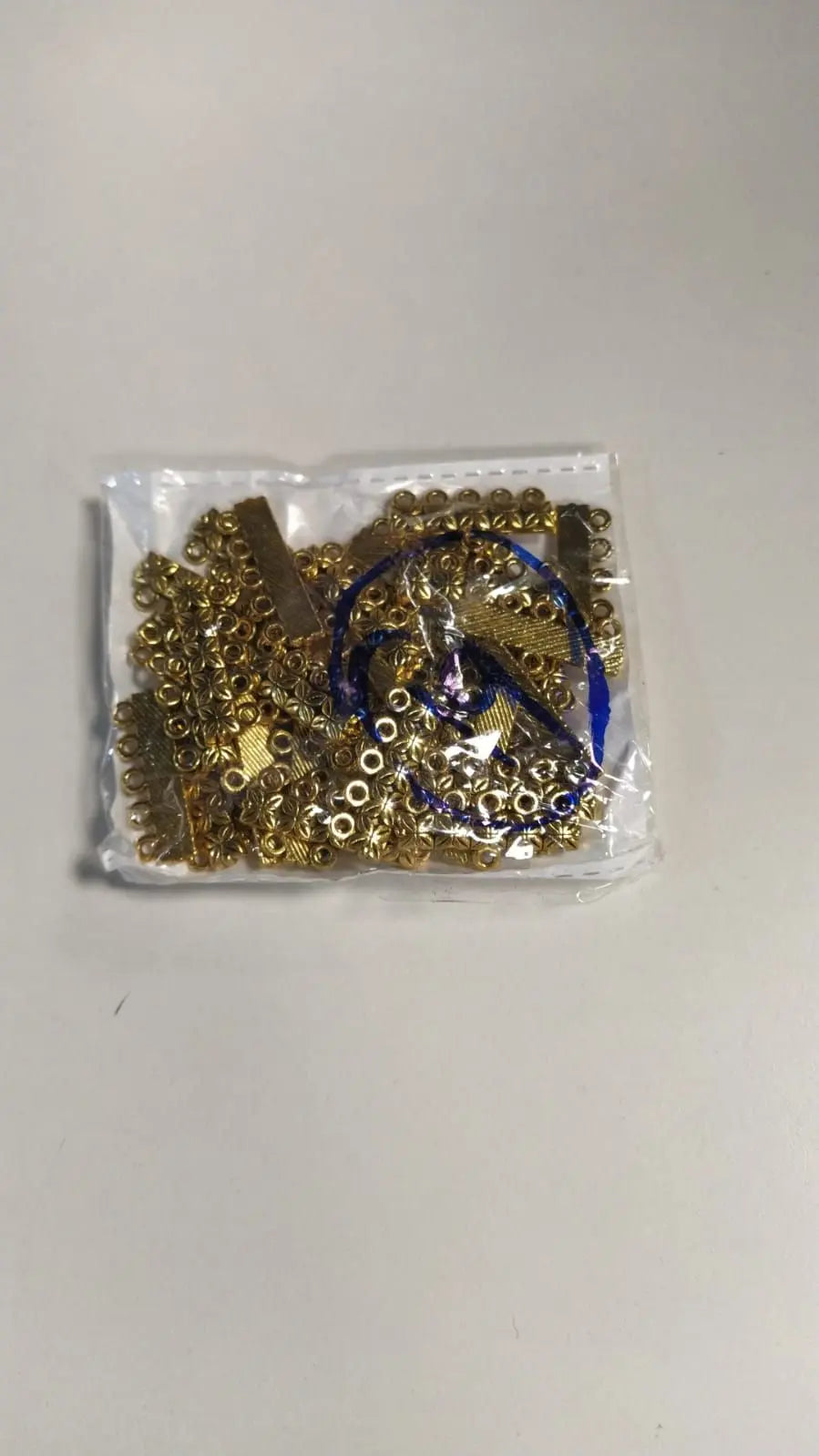 Brass Necklace Connectors with Antique Finish