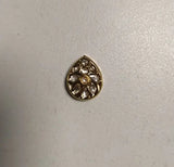 Teardrop Kundan Brass Necklace