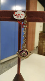 Kundan Stone Studded Brass Maang Tikka