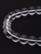 Clear Quartz Beaded Stretch Bracelet