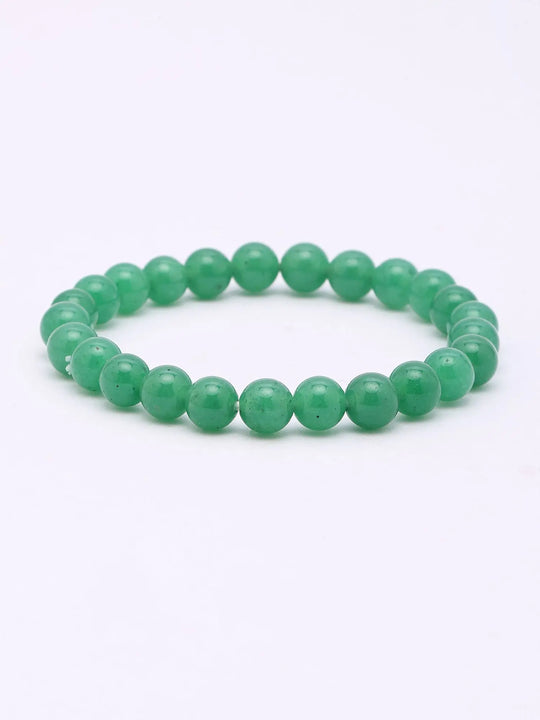 Green Aventurine Gemstone Bead Bracelet