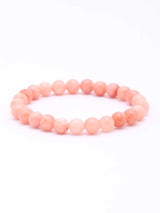 Sunstone Beaded Stretch Bracelet for Confidence and Vitality