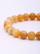 Yellow Aventurine Gemstone Bead Stretch Bracelet