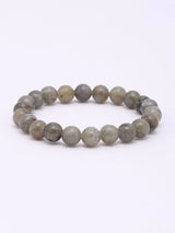 Natural Labradorite Bead Bracelet for Creativity and Focus