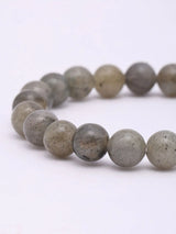 Natural Labradorite Bead Bracelet for Creativity and Focus