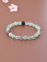 Multi-Colour Fluorite Gemstone Bead Bracelet