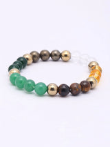 Dhanyog Crystal Bead Stretch Bracelet for Prosperity