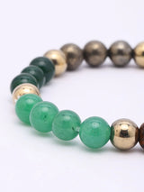 Dhanyog Crystal Bead Stretch Bracelet for Prosperity