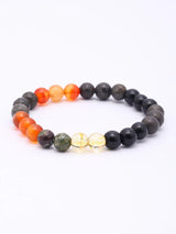 Virgo Zodiac Multi Gemstone Bead Stretch Bracelet