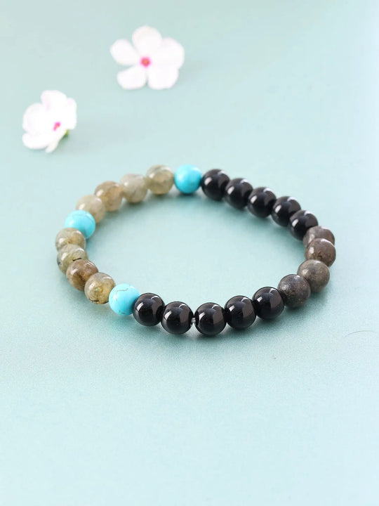 Scorpio Zodiac Gemstone Bead Stretch Bracelet