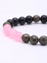 Libra Zodiac Multi Gemstone Bead Stretch Bracelet