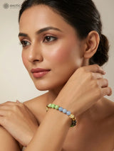 Sagittarius Zodiac Multistone Gemstone Bead Stretch Bracelet