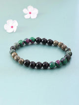 Capricorn Zodiac Multigemstone Stretch Bracelet
