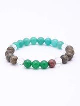 Aries Zodiac Multi-Gemstone Stretch Bracelet for Inner Balance