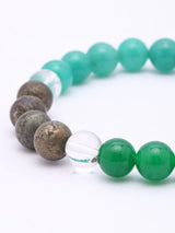 Aries Zodiac Multi-Gemstone Stretch Bracelet for Inner Balance