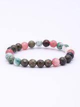 Leo Zodiac Lucky Gemstone Bead Stretch Bracelet