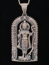 Antique Finish Sterling Silver Ram Lalla Pendant