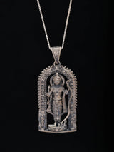 Antique Finish Sterling Silver Ram Lalla Pendant