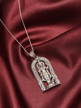 Antique Finish Sterling Silver Ram Lalla Pendant